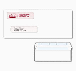 self seal standard voucher check envelopes