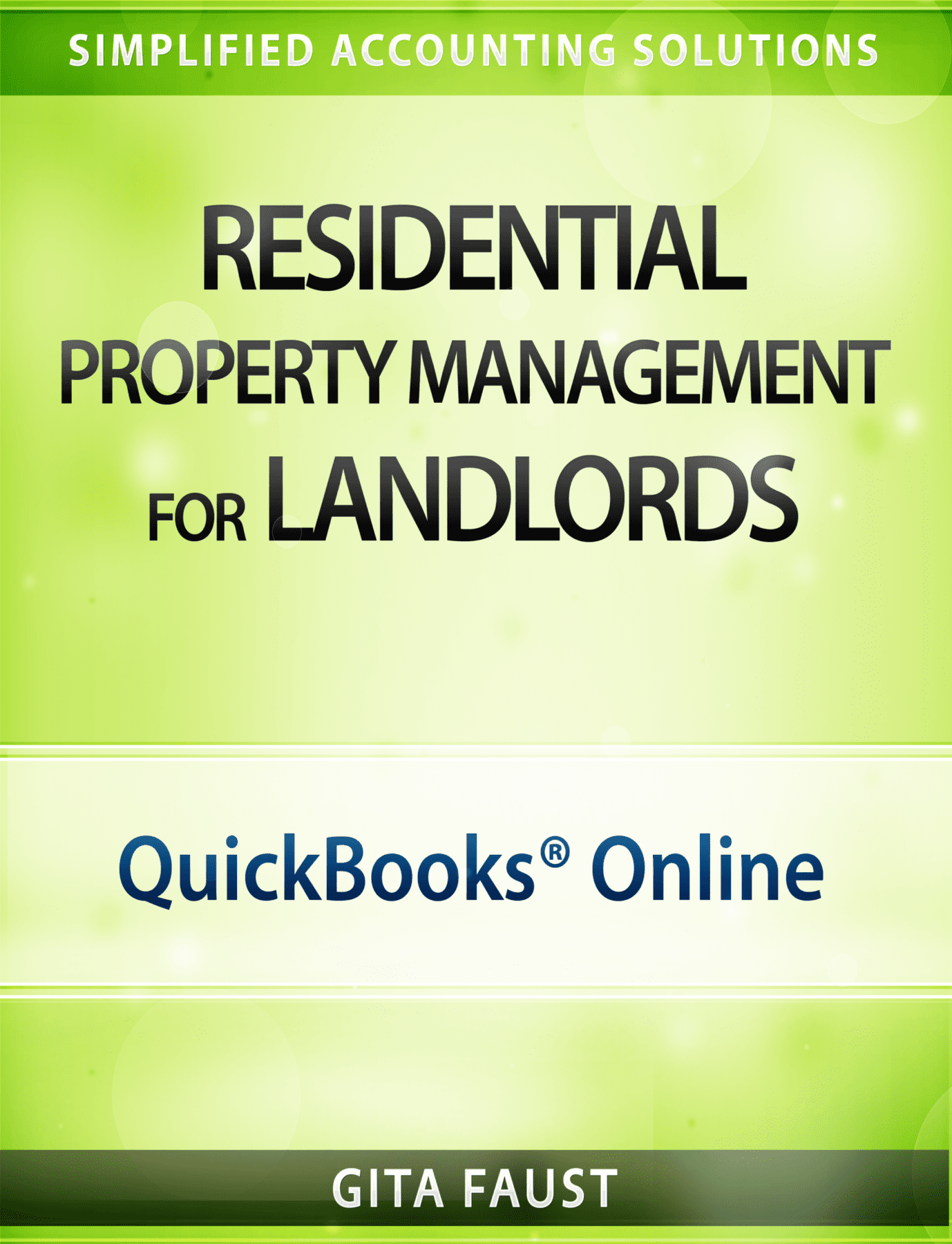 QuickBooks Online for Real Estate Investors Rentals residential